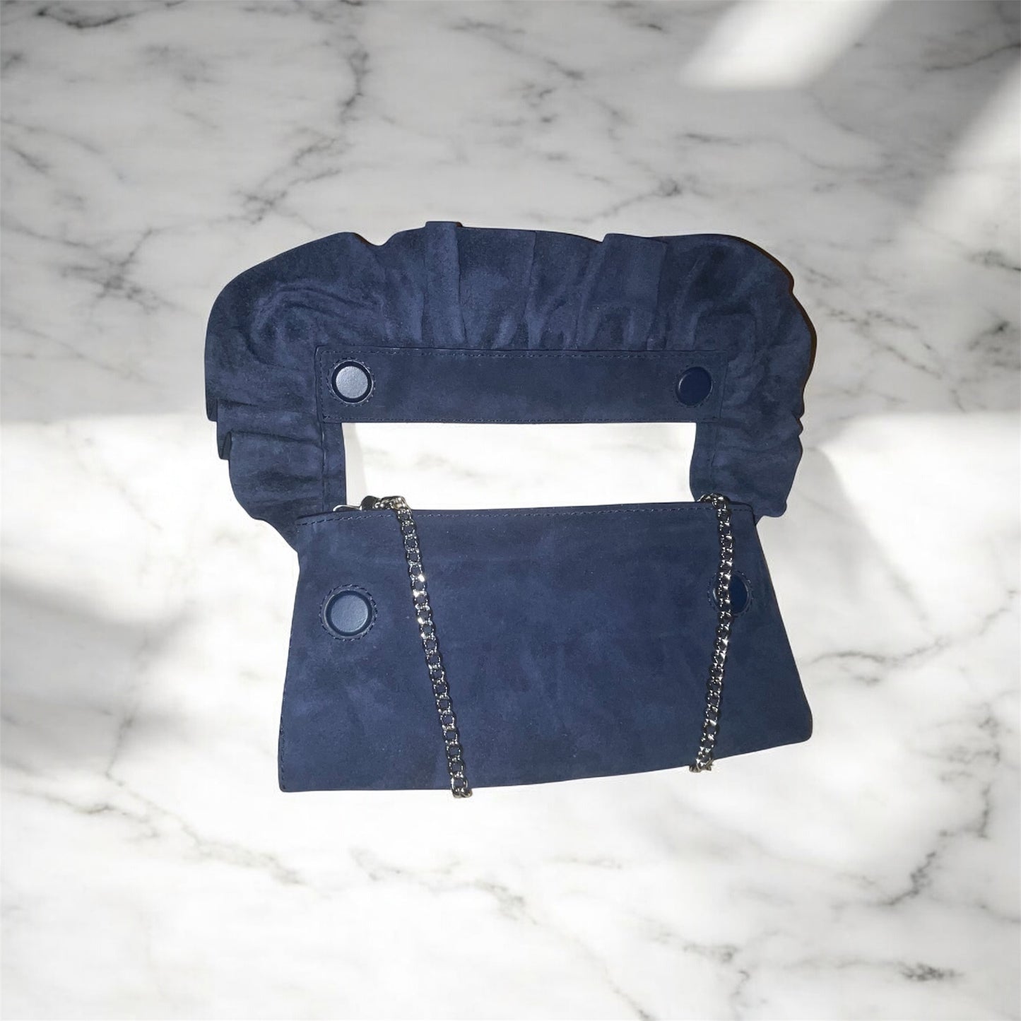 Loeffler Randall Tab Sude Clutch